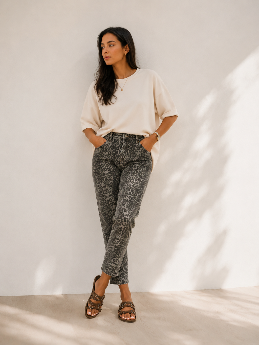 Mia Leo Mom Jeans